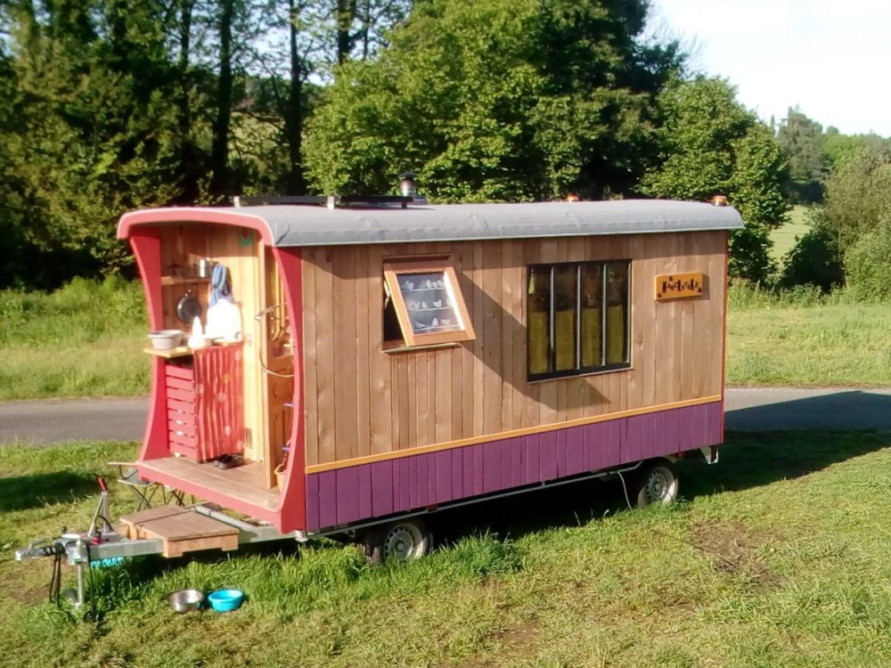 Roulotte -Tiny house, Ty Rodou, habitat alternatif, écologiques